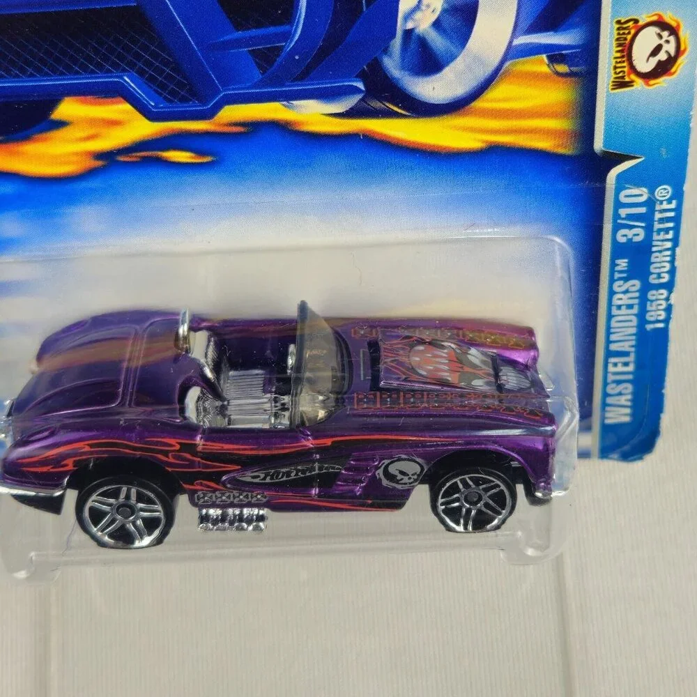 2003 Hot Wheels #151 Wastelanders 1958‎ Chevy Corvette - MINT - (K230)